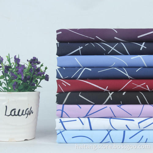 Printing Microfiber fabric Suitable White Shirt Cloth Close